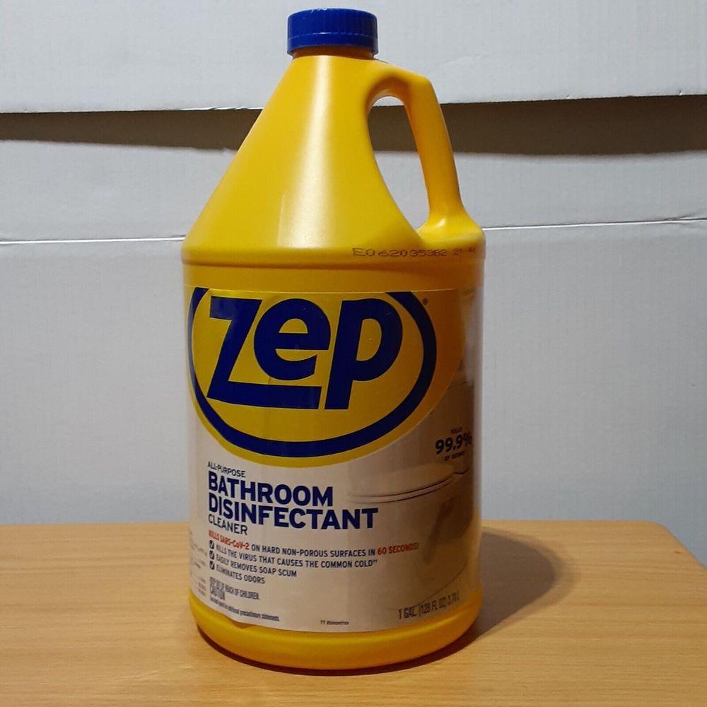 (1) Zep All Purpose Bathroom Disinfectant Cleaner 1 gal (128 fl oz)
